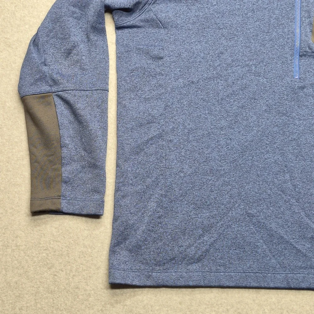 The North Face Jacket Mens XXL Blue 1/4 Zip Fleece Pullover Sweater  CUG0